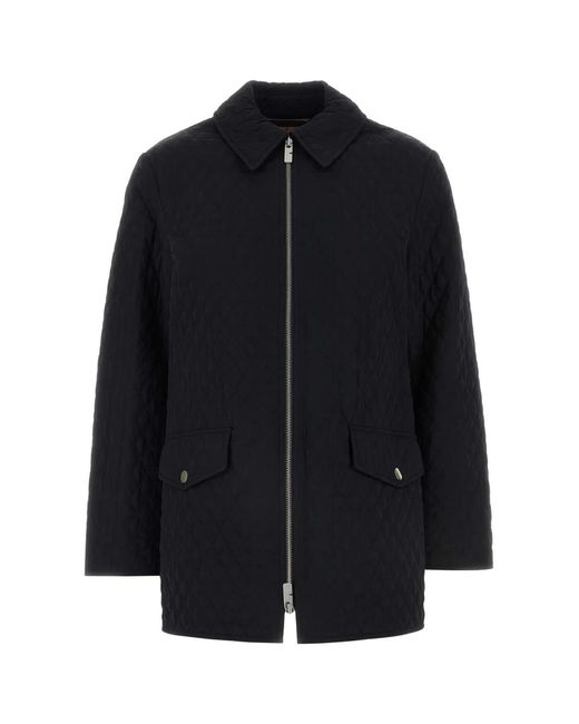 Burberry Black Nylon Jacket