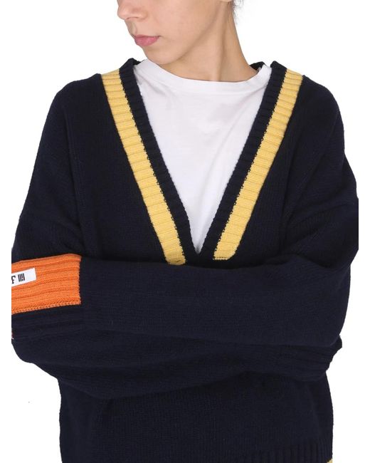 RIGHT FOR Blue V-Neck Jersey
