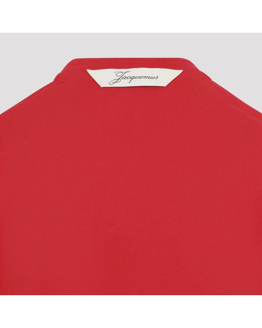 Jacquemus Red Oversized T-Shirt