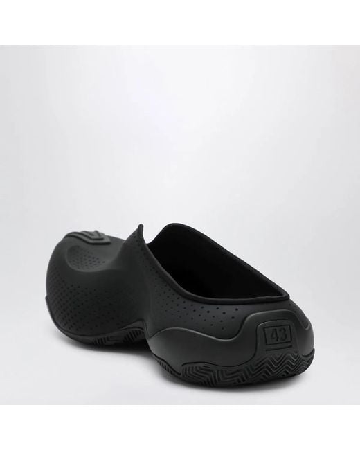 Balenciaga Black Basketball Mule Matte Sneakers for men