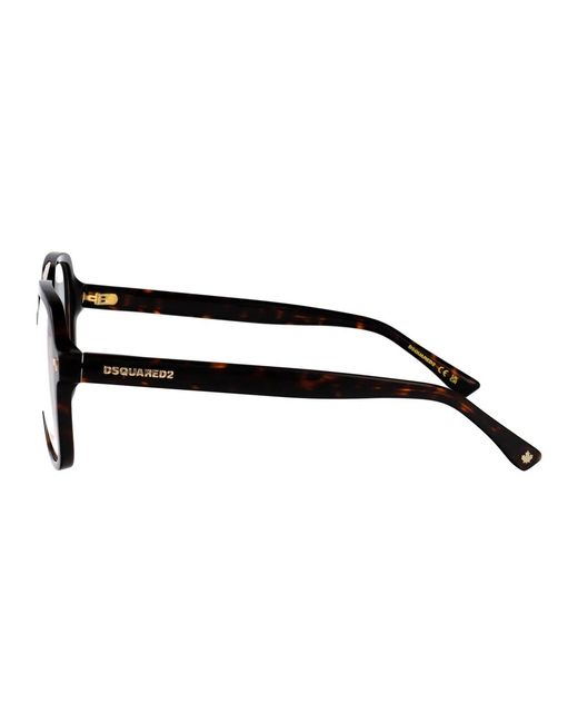 DSquared² Black Acetate Glasses for men