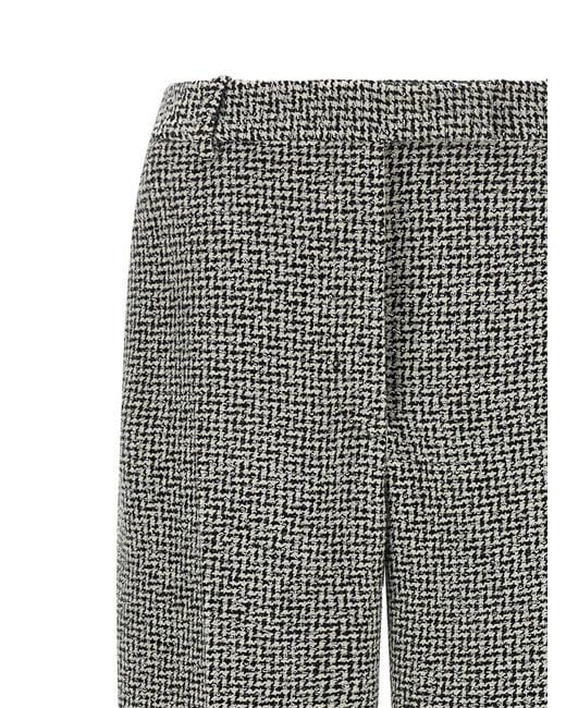 Tom Ford Gray Houndstooth Pattern Pants