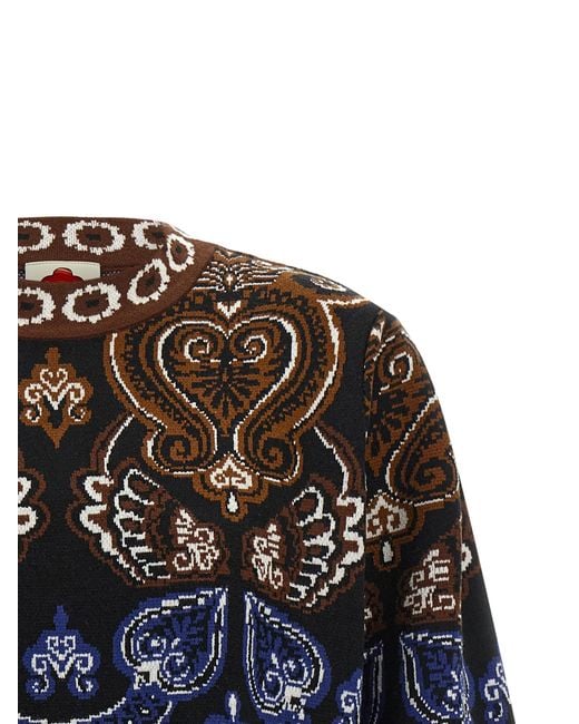 Farm Rio Blue 'Nicole' Sweater