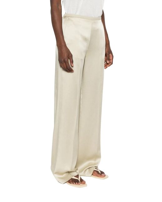 Forte_forte White High-Waisted Trousers
