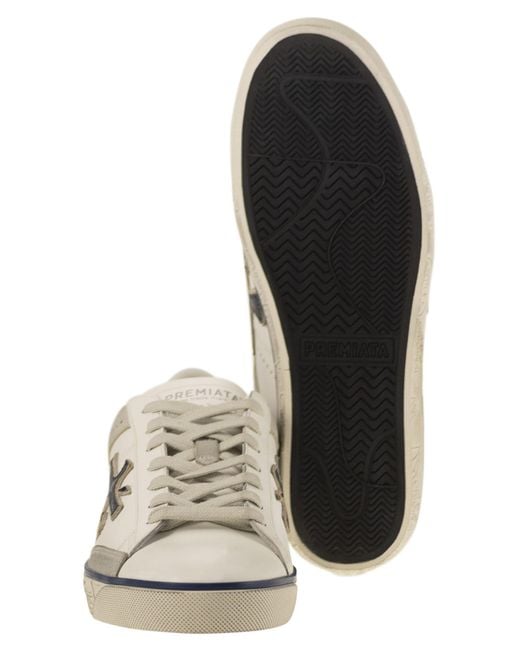 Premiata White Steven 7285 for men