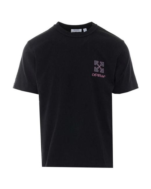 Off-White c/o Virgil Abloh Black Bookish Regular Mini T-Shirt for men