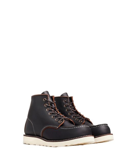 Red Wing Black Leather Walking Shoe for men