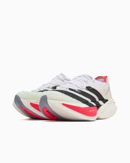 Adidas Originals White Adizero Printime X3 Sneakers
