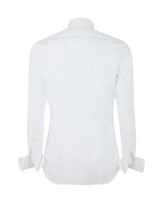 Tintoria Mattei 954 White Ceremony Shirt for men