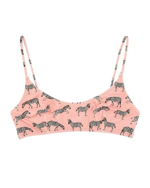 Mc2 Saint Barth Pink Judy Bikini Top