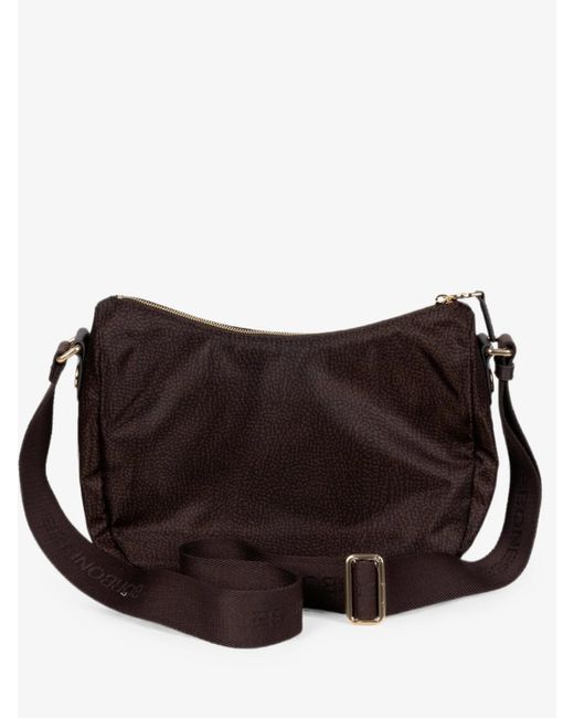 Borbonese Brown Luna Small