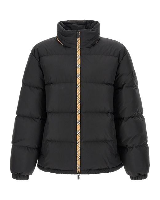 Burberry Black 'Snowdon' Down Jacket for men