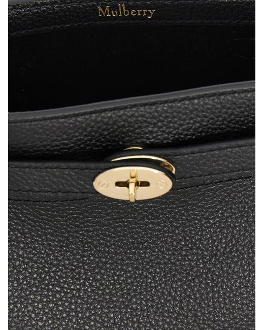 Mulberry Black 'Islington' Mini Bucket Bag