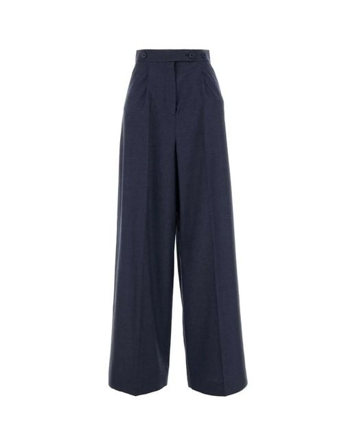 Givenchy Blue Pleated Pants
