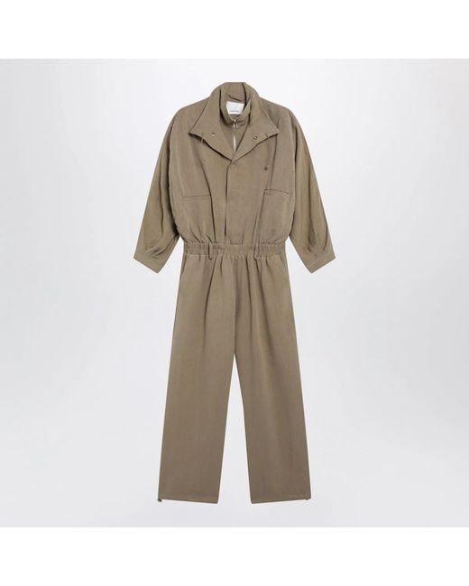 Frankie Shop Natural Camel Marvin Jumpsuit