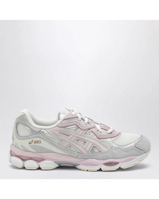 Asics White Gel-Nyc Sneakers Concrete/Barely Rose