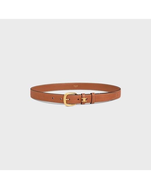 Céline Brown Medium Belts 25Mm