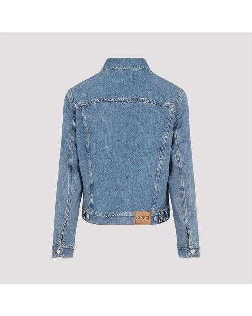 Gucci Blue Denim Jacket for men