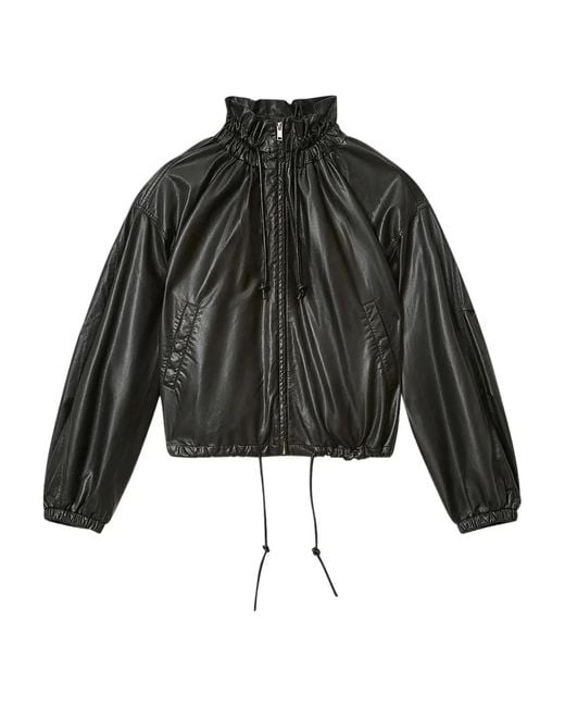Isabel Marant Black Polyurethane Jacket