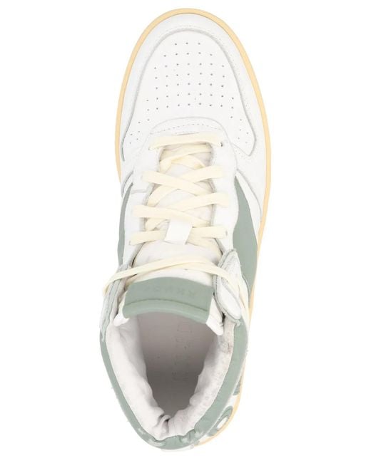 Rhude White 'Rhecess Hi' Sneakers for men