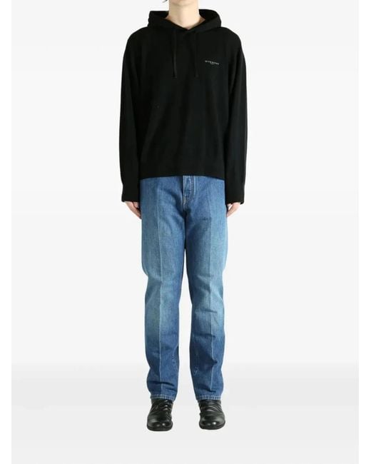 Givenchy Black Hooded Sweater for men