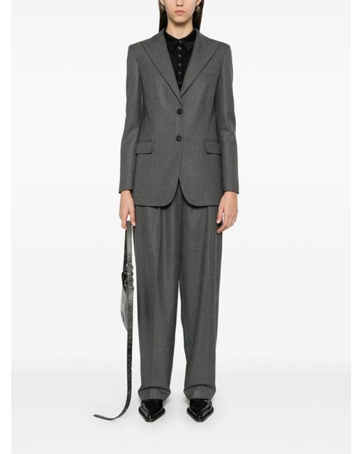 DR. HOPE Gray Pences Trousers