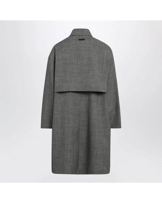 Fear Of God Gray Relaxed Trench Coat for men