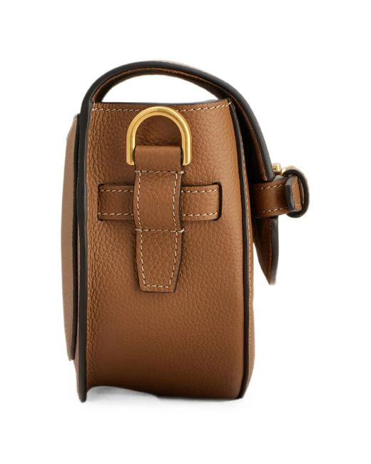 Tod's Brown Tim Tracollina Tonda Mini