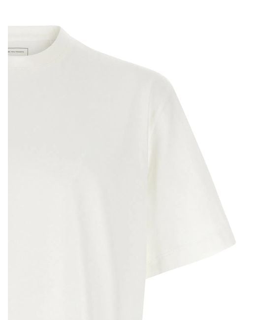 Y-3 White Graphic' T-Shirt for men