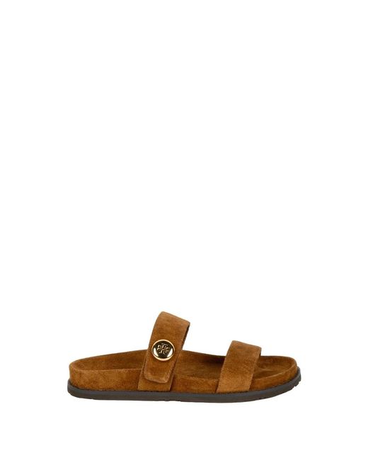 Tory Burch White Leather Sandals