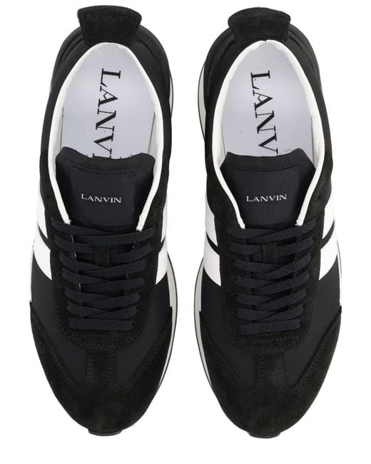 Lanvin Black Sneaker "Bumpr"