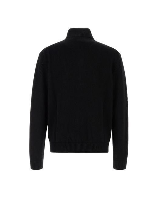 Givenchy Black Wool-Blend Cardigan for men