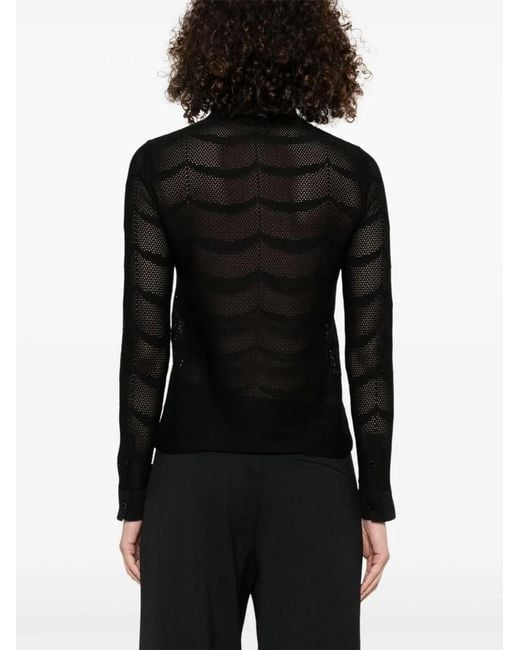 Tom Ford Black Cotton And Silk Shirt
