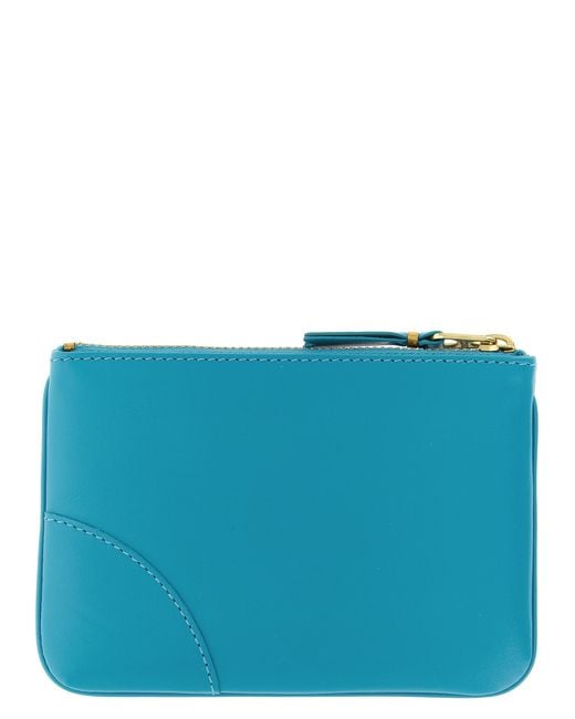 Comme des Garçons Blue Wallet 'Classic Leather Line' Card Holder