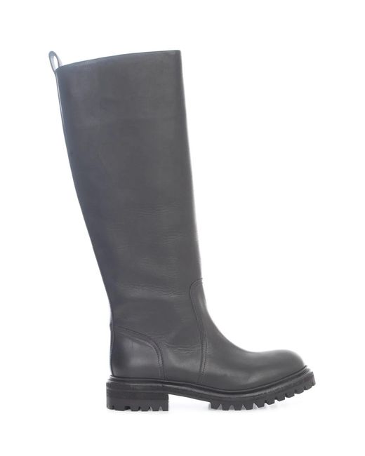 Roberto Del Carlo Gray Kobe Rounded Point High Boot