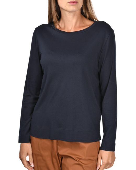 Gran Sasso Blue Cotton Marinara Sweater