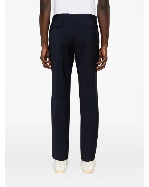 Incotex Blue Classic Chino Trousers for men