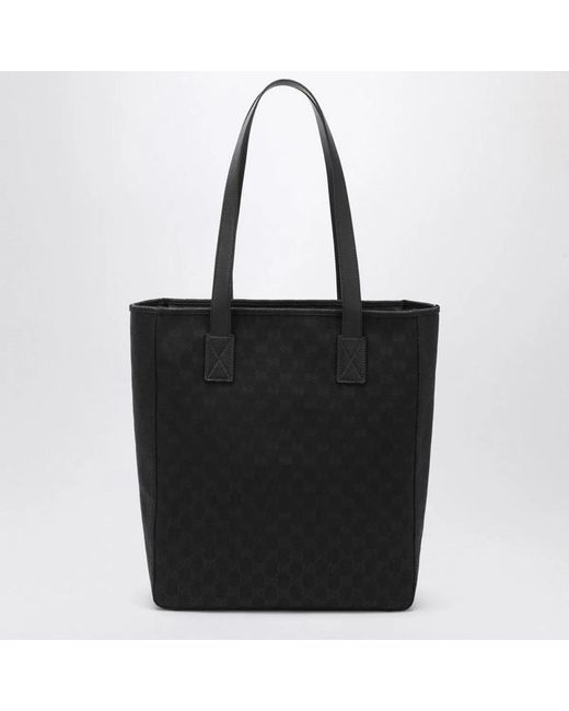 Gucci Black Medium-Monogram Tote Bag for men