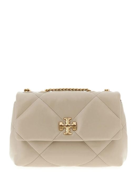 Tory Burch Natural 'Kira' Small Shoulder Bag