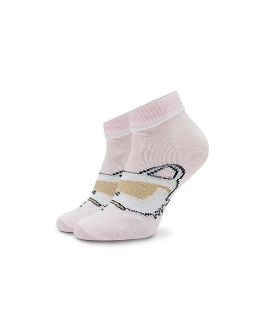 Karl Lagerfeld White Set 2 Pairs Socks