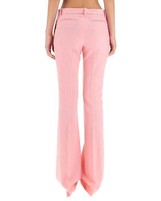 Versace Pink Flared Pants