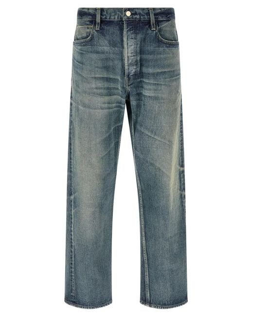 Fear Of God Blue Stone Washed Jeans for men
