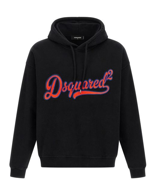 DSquared² Gray 'Sponge Patch' Hoodie for men