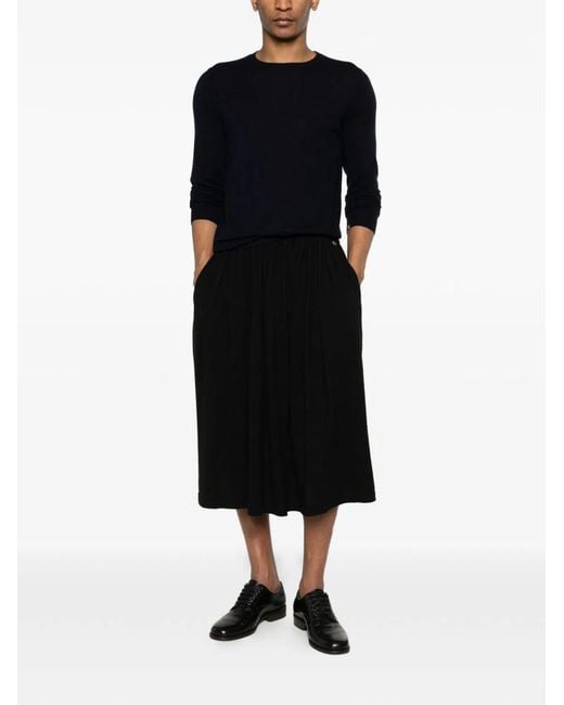 Extreme Cashmere Black Crew Neck Ribbed Sweater