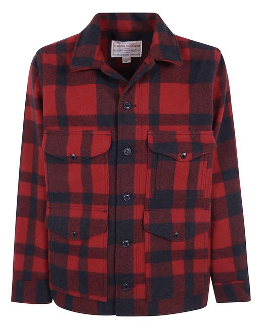 Filson Red "Mackinaw" Cruiser for men