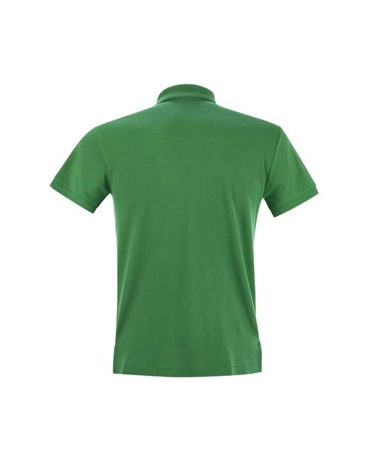 Polo Ralph Lauren Green Slim-Fit Pique Polo Shirt for men