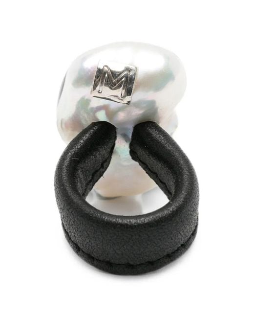 Monies White "Lune" Ring