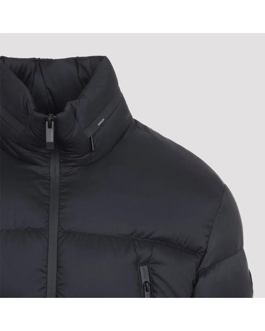 Moncler Blue Polyamide Dalalven Short Down Jacket for men