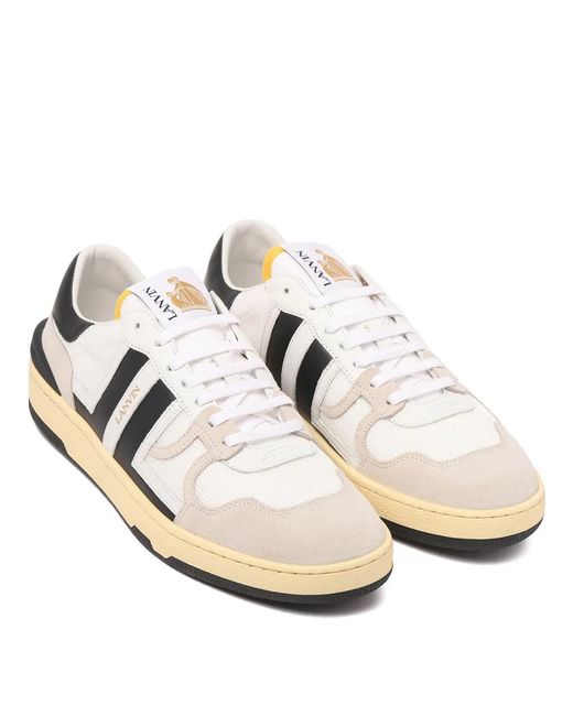 Lanvin White "Clay" Sneaker for men
