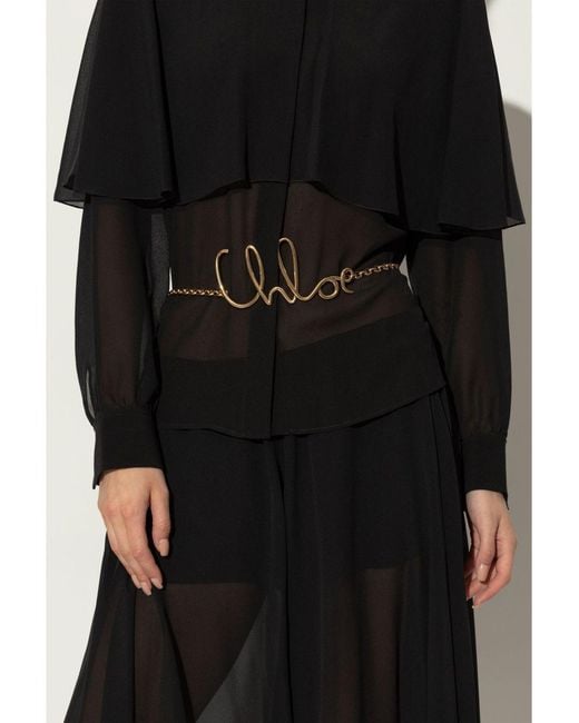 Chloé Natural Small+ Logo Firma